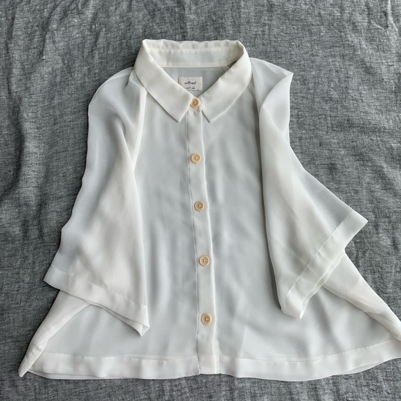 Wilfred Crop Top Blouse - Picture 4 of 7